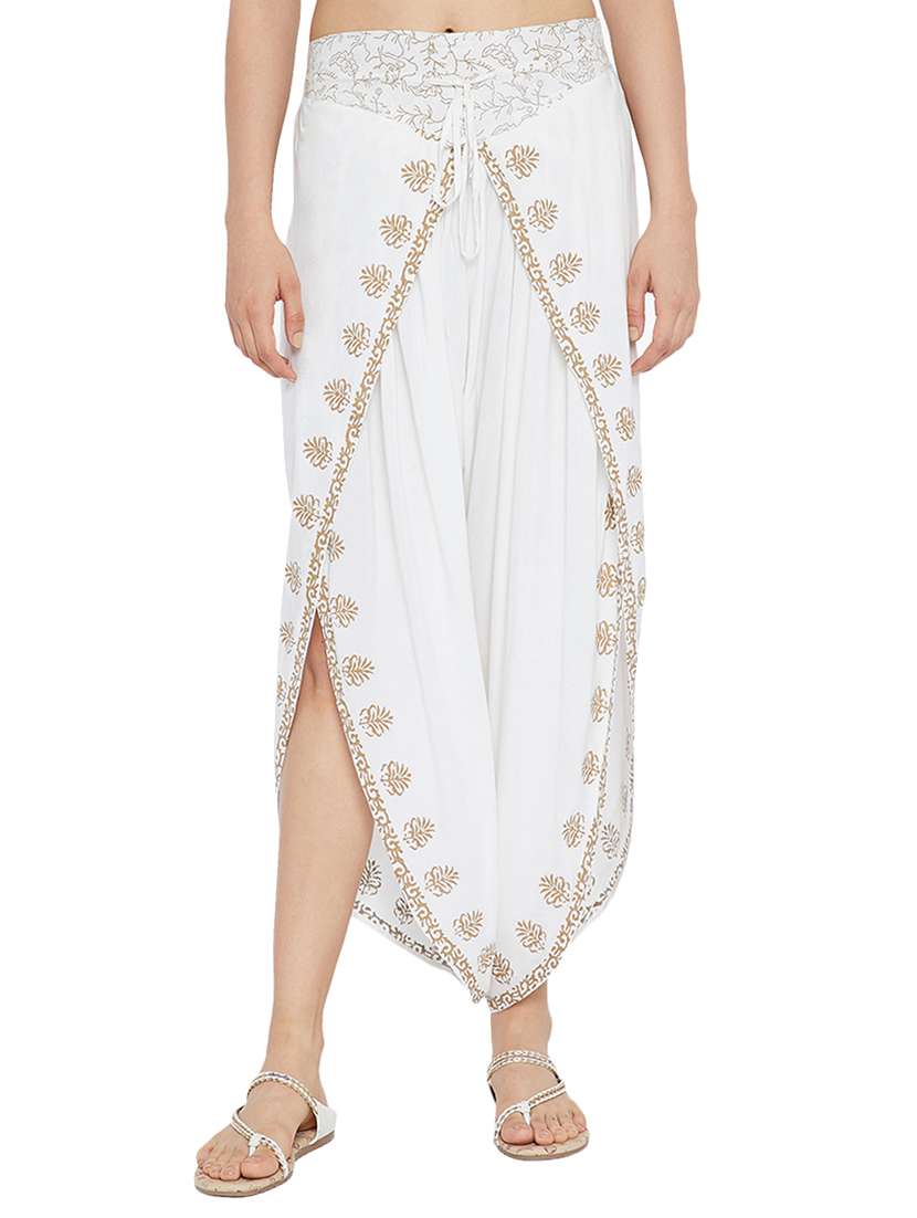 white rayon dhoti salwar salwars