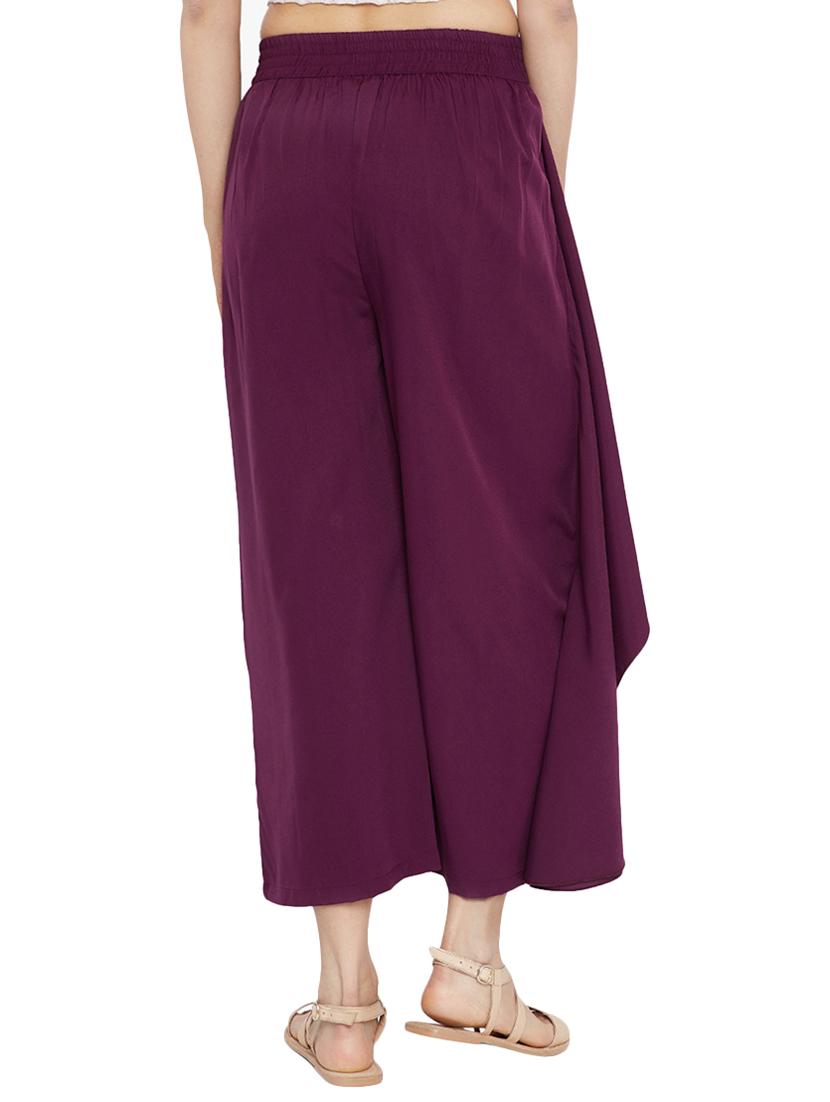 ruffle detail solid palazzo - 15208274 - Standard Image - 2