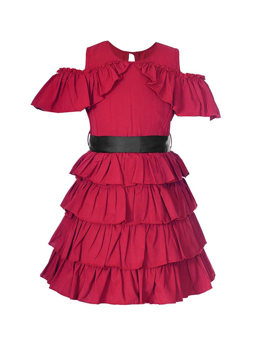 pink cotton frock