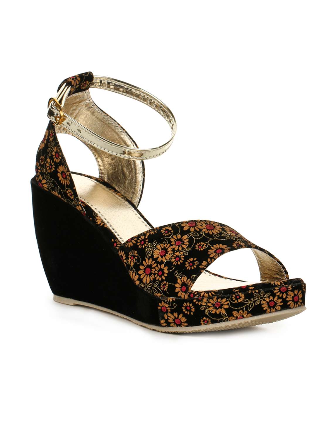 tan ankle strap  wedge