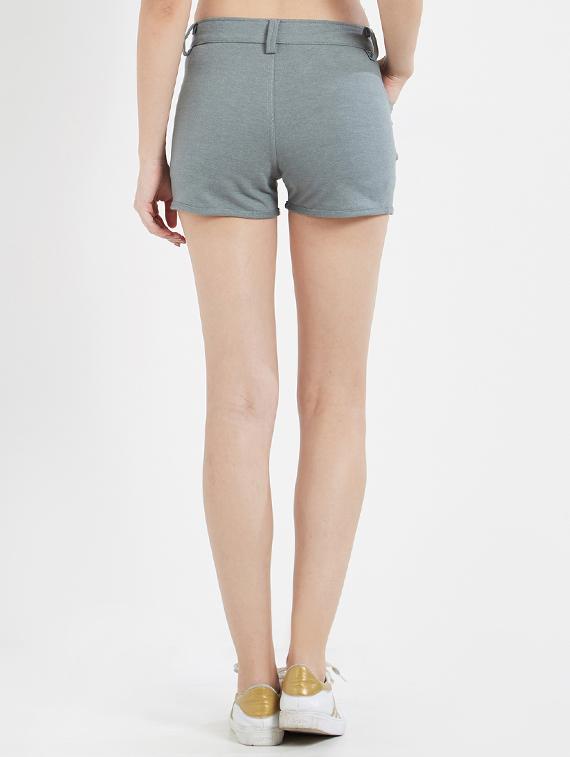 grey cotton shorts - 15213062 - Standard Image - 2