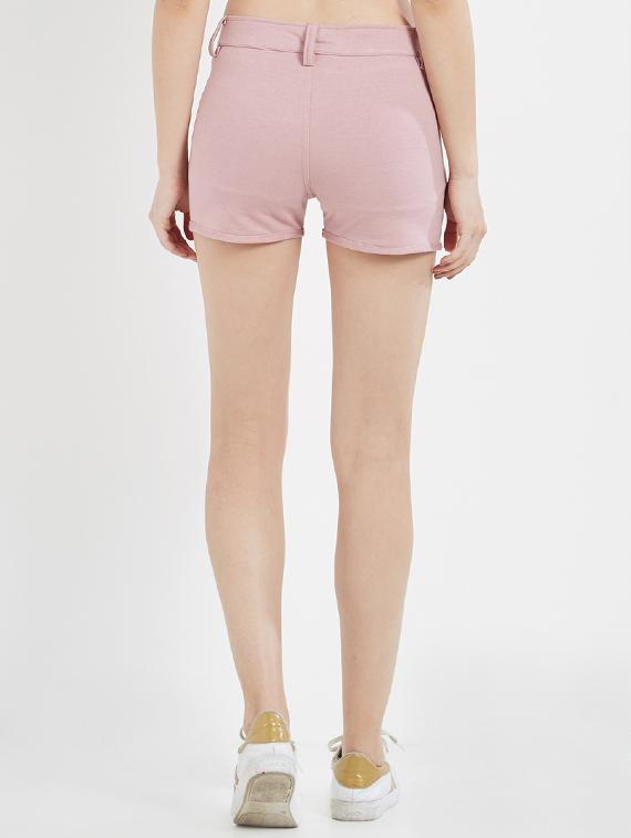 pink cotton shorts - 15213063 - Standard Image - 2