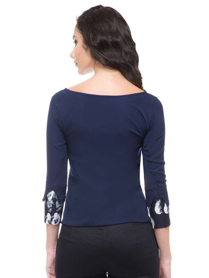 women's straight boat neck top - 15214000 - Standard Image - 2