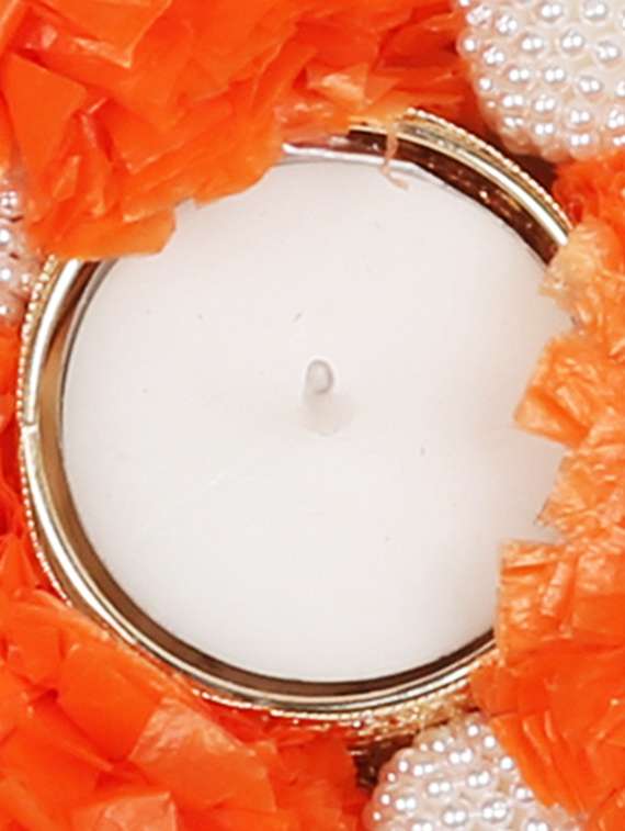 flower design tea light candle holder - 15214499 - Standard Image - 2