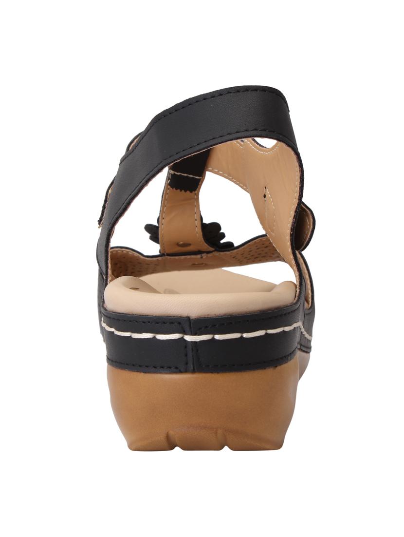 black ankle strap wedge - 15216295 - Standard Image - 2