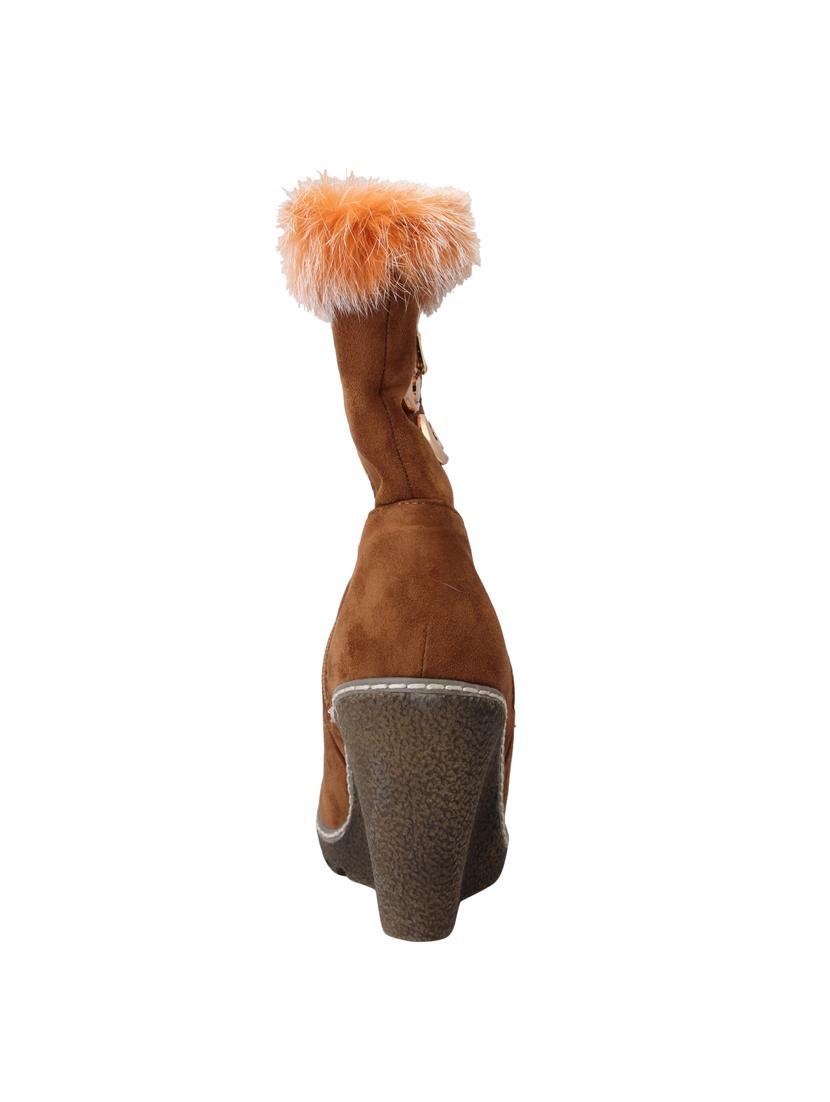 brown ankle length boot - 15216414 - Standard Image - 2