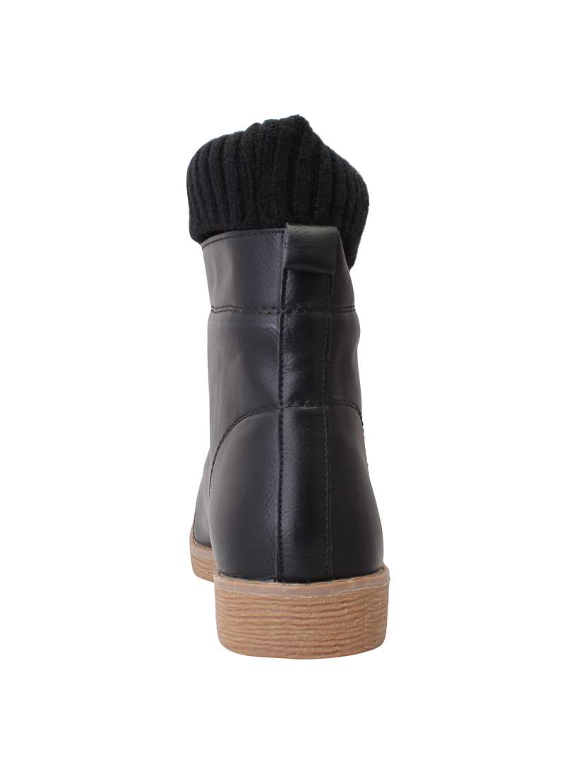 black suede ankle boot - 15216425 -  Standard Image - 2