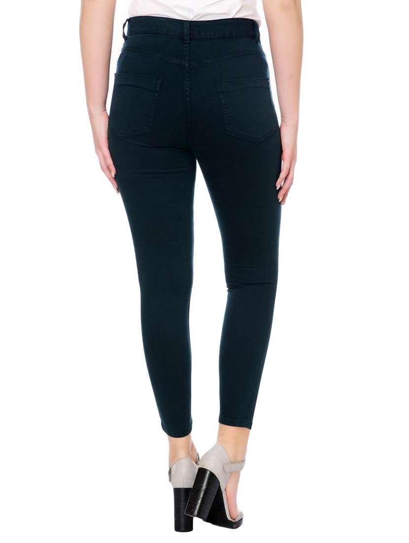 navy blue solid denim jean - 15219565 -  Standard Image - 2