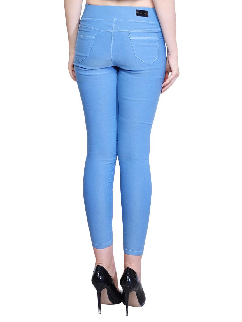blue skinny jegging - 15224447 - Standard Image - 2
