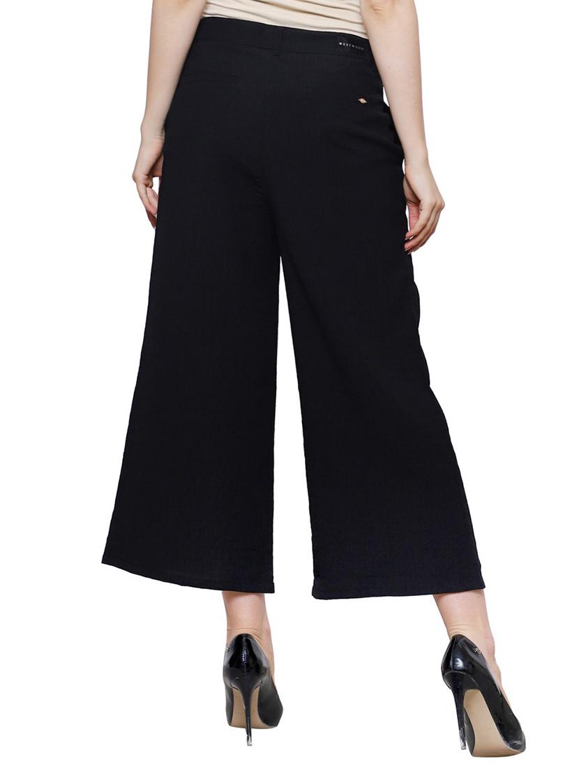 wide leg flared trouser - 15224451 - Standard Image - 2