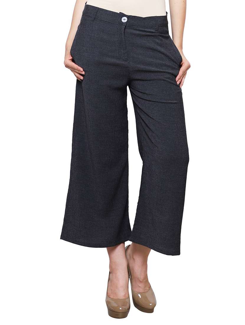wide leg flared trouser