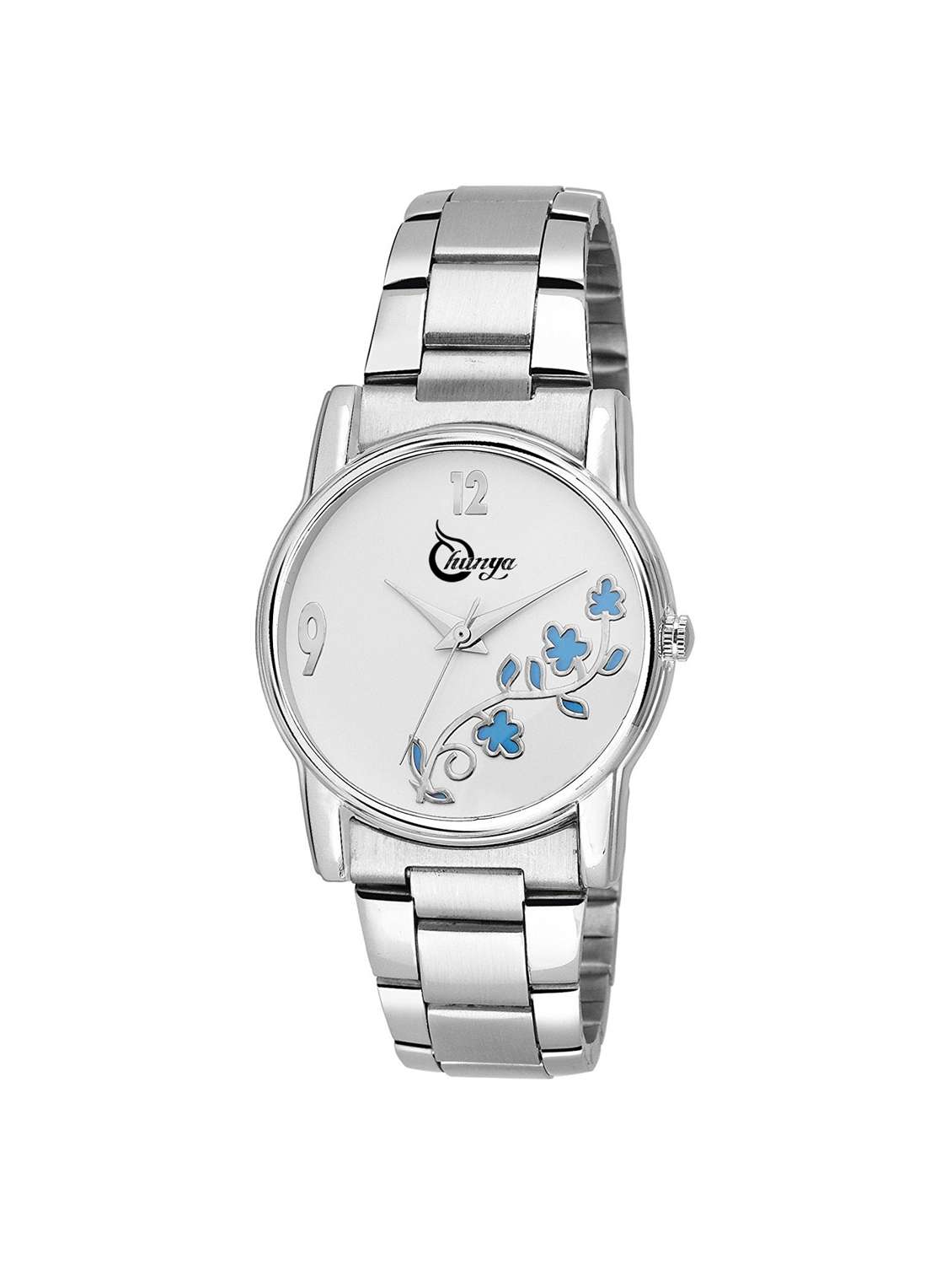 shunya s-l-445 white day and date watch - for women