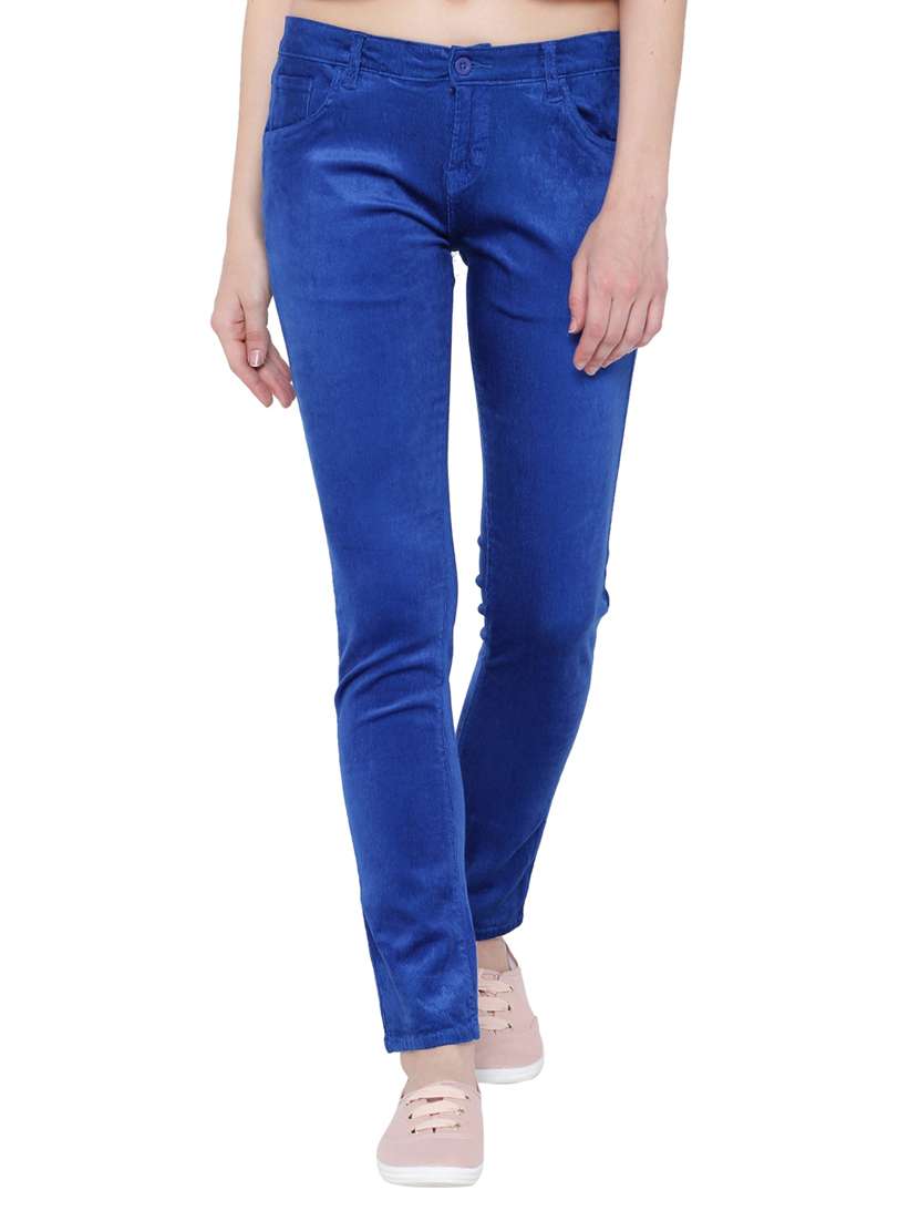 women's plain slim fit jeans