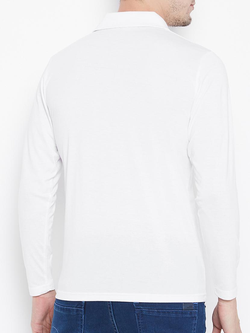 white solid t-shirt - 15230754 - Standard Image - 2