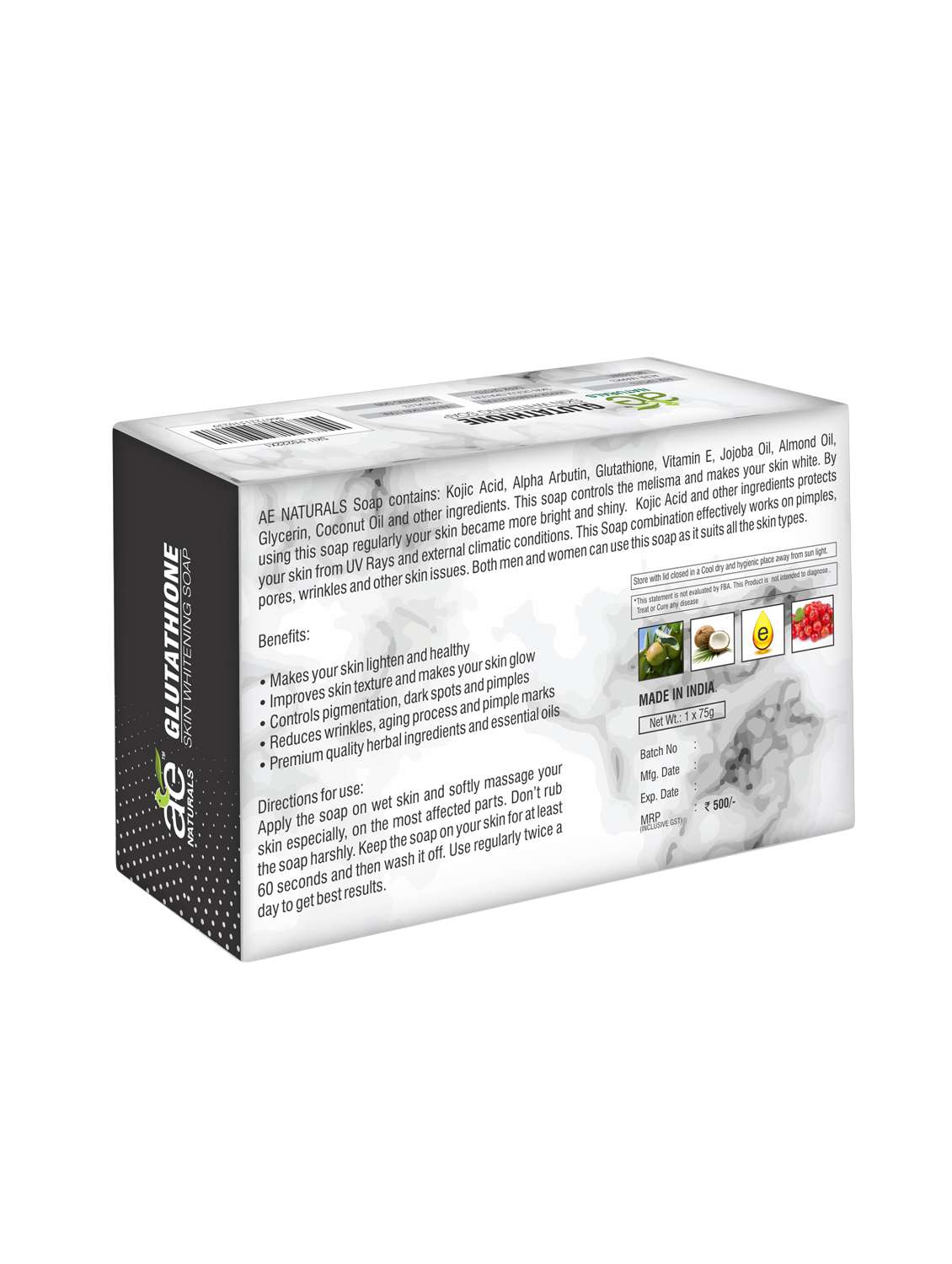 best glutathione soap for skin whitening in india glutathione soaps: Buy glutathione soap Online at Best Prices in India main image 1