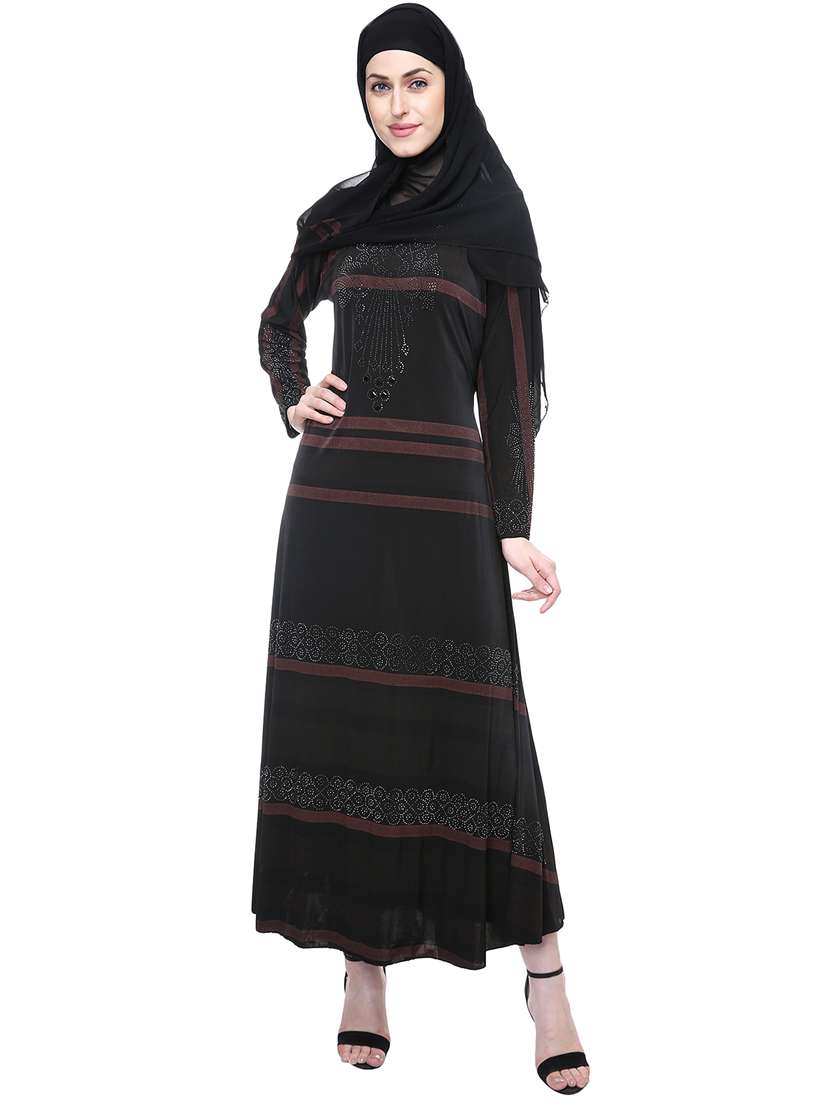 black viscose aline cloaks & abaya