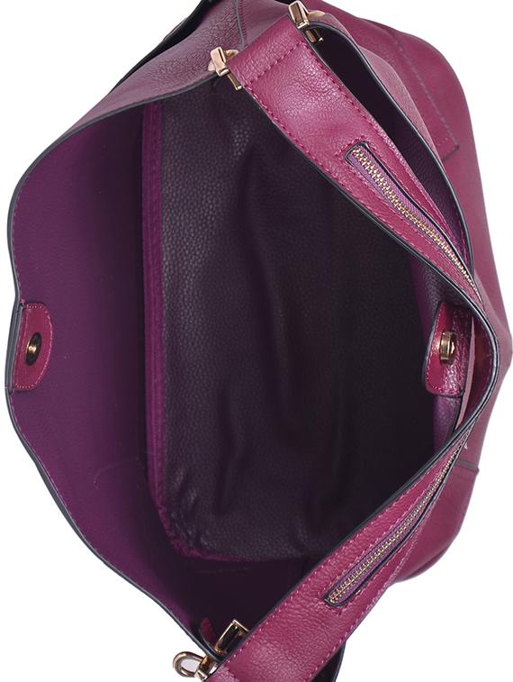 wine leatherette (pu) combo handbag - 15233487 - Standard Image - 2