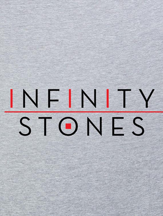 grey cotton chest print t-shirt - 15239253 - Standard Image - 2