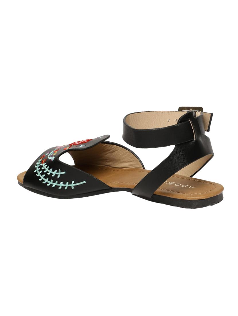 black ankle strap sandal - 15249470 - Standard Image - 2