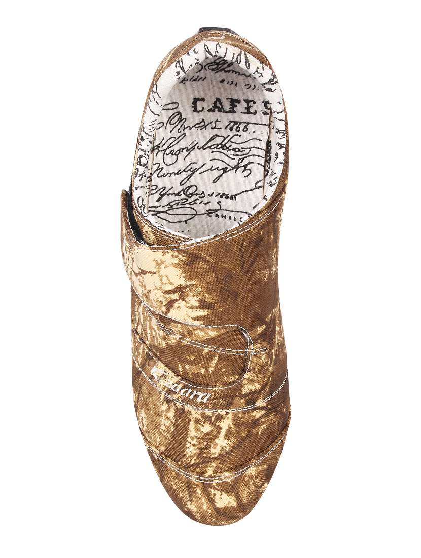 brown fabric casual slipon - 15252763 - Standard Image - 2