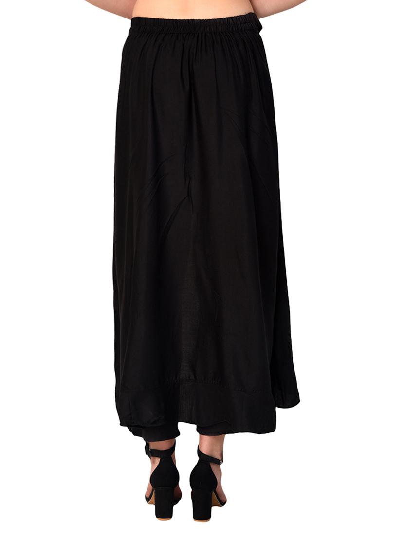 black rayon palazzos - 15254202 - Standard Image - 2