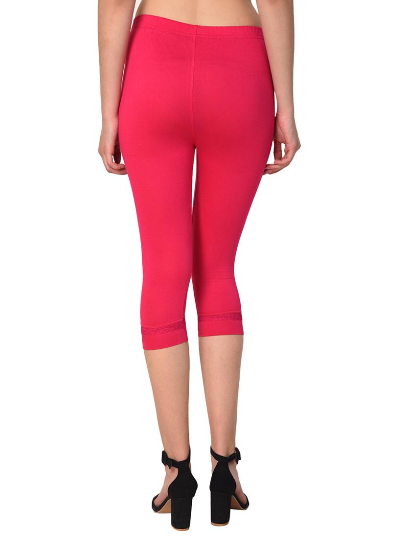 set of 2 multicolored solid leggings capri - 15258681 - Standard Image - 7