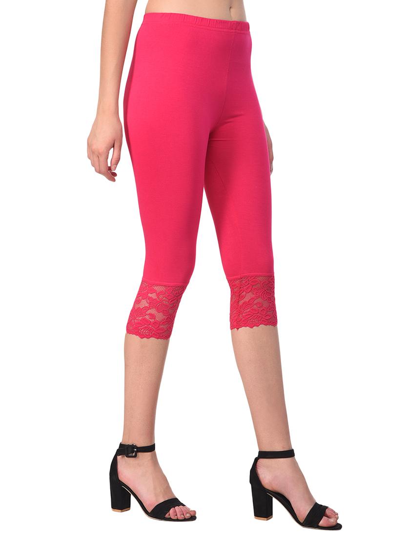 set of 2 multicolored solid leggings capri - 15258685 - Standard Image - 2