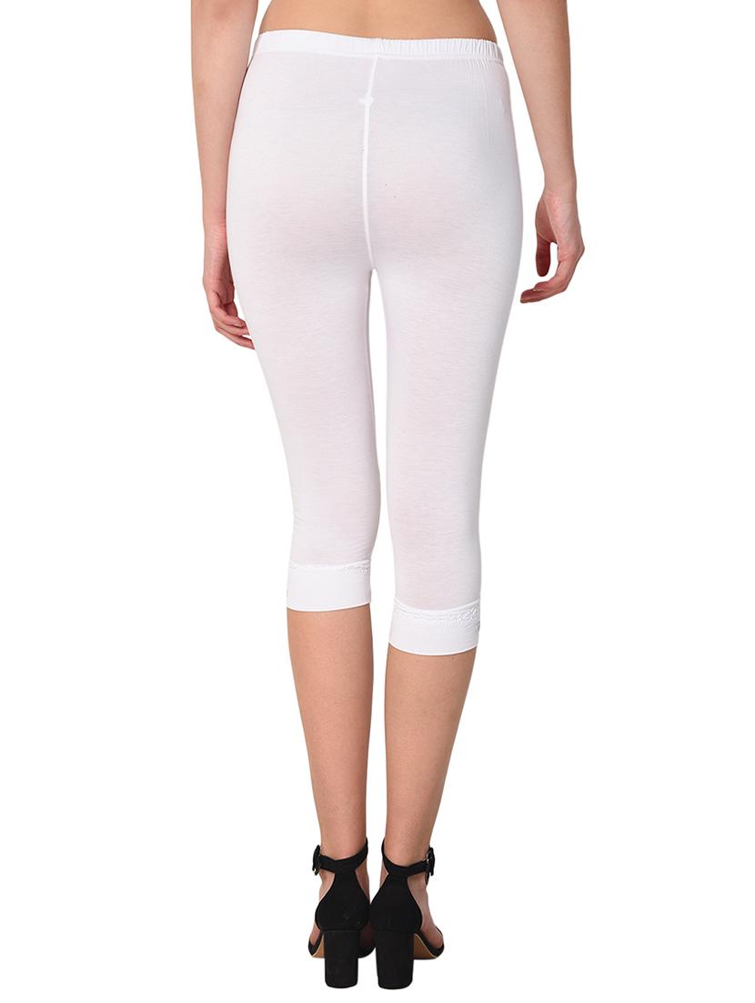 set of 2 multicolored solid leggings capri - 15258688 - Standard Image - 7