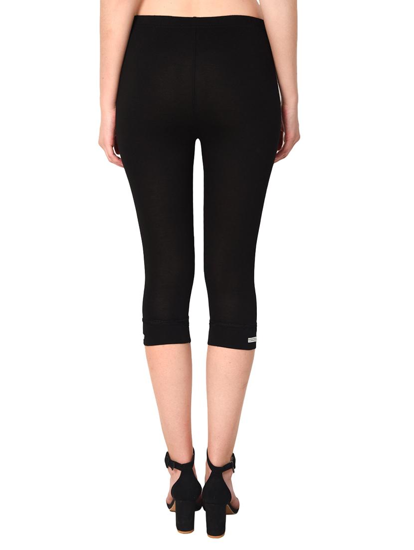 set of 2 multicolored solid leggings capri - 15258689 - Standard Image - 7