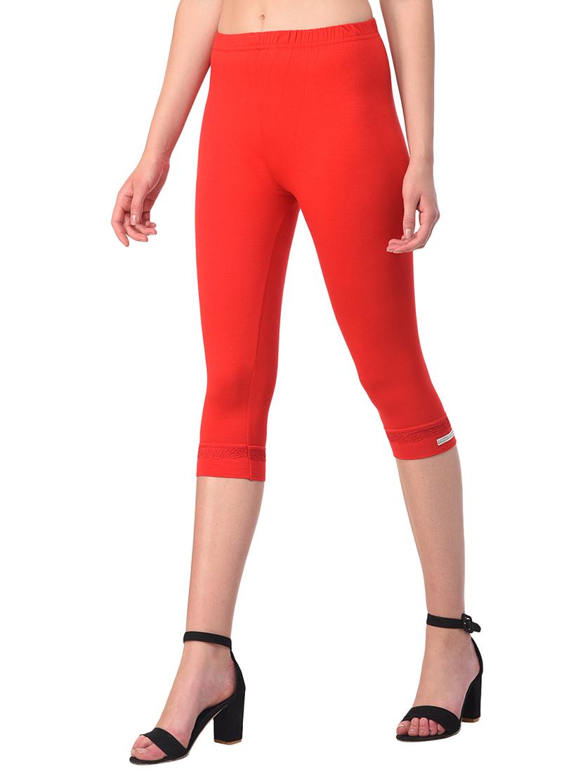 set of 2 multicolored solid leggings capri - 15258704 - Standard Image - 2