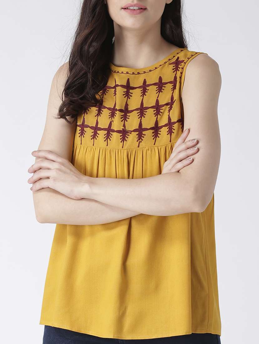 women's peplum round neck top