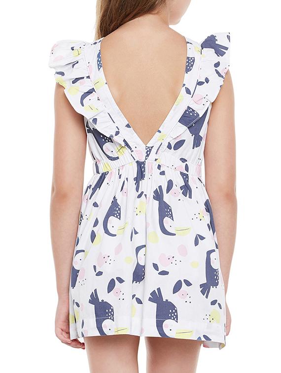 white cotton frock - 15260650 - Standard Image - 2