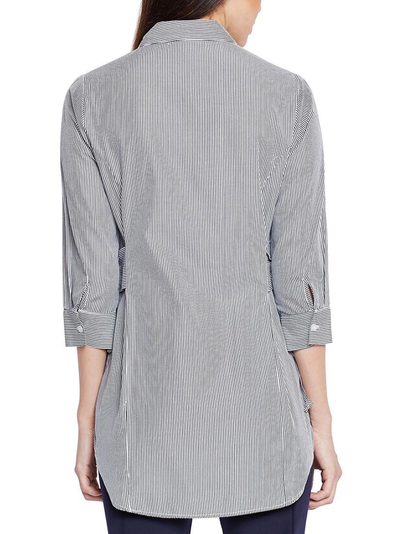black striped cotton shirt - 15260775 - Standard Image - 2