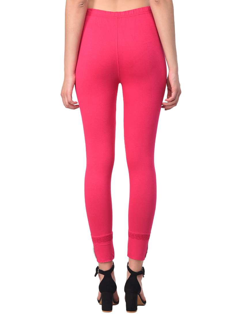 set of 2 multicolored solid leggings - 15260904 - Standard Image - 7