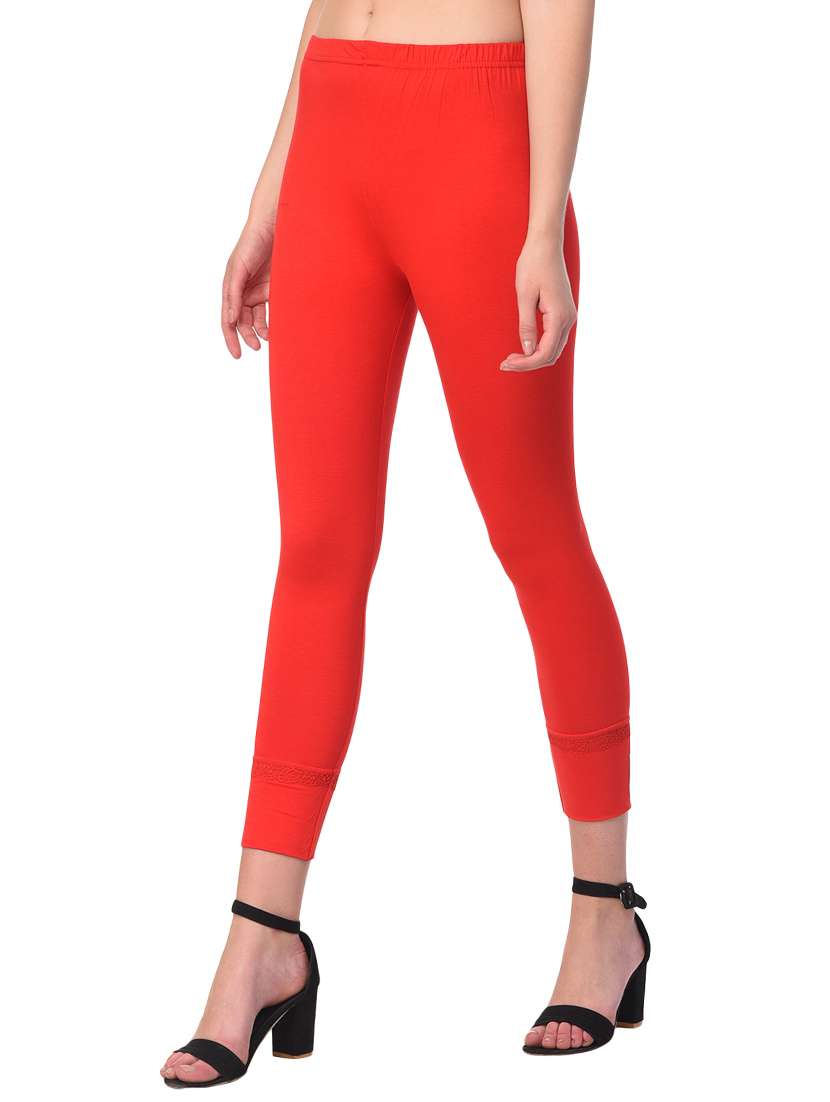 set of 2 multicolored solid leggings - 15260907 -  Standard Image - 2