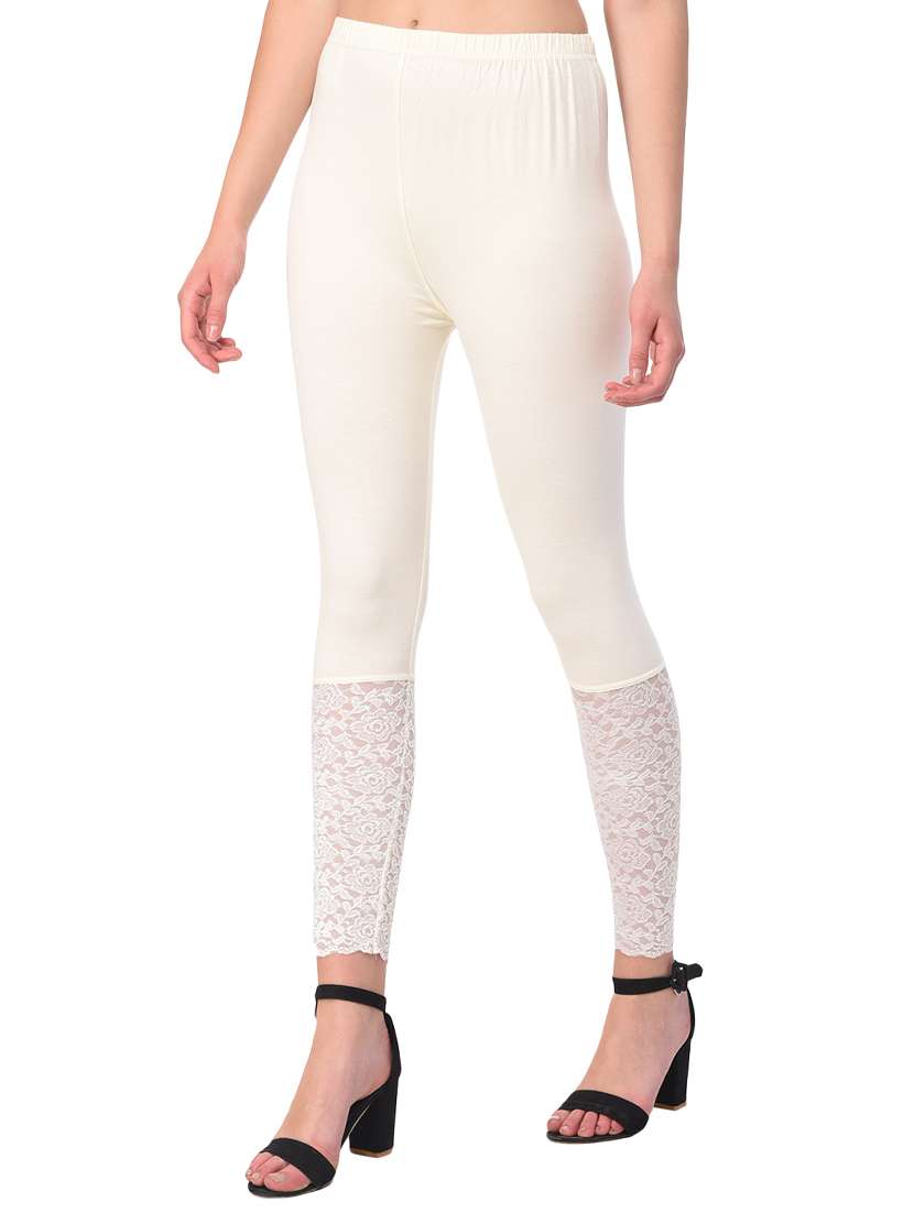 set of 2 multicolored solid leggings - 15260920 - Standard Image - 2