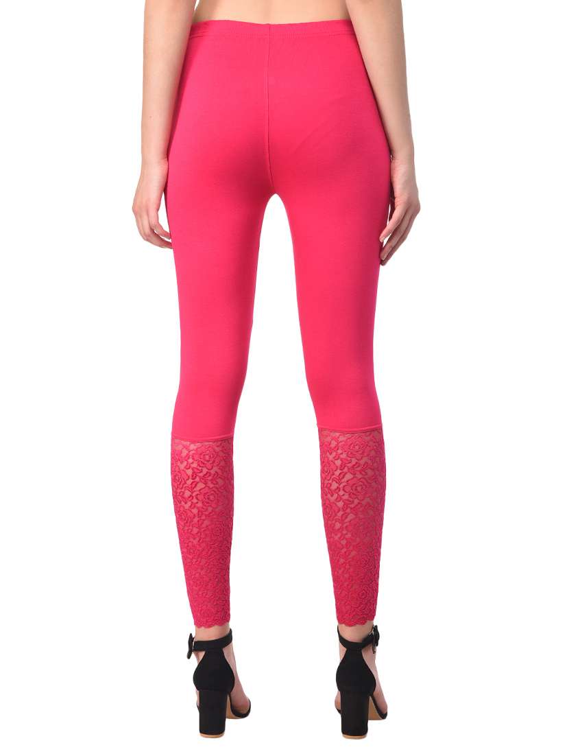 set of 2 multicolored solid leggings - 15260923 - Standard Image - 7