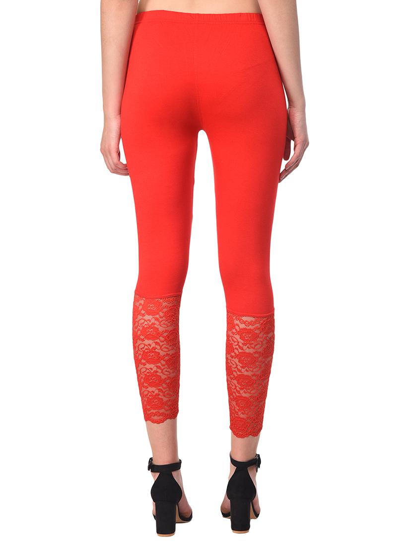 set of 2 red solid legging - 15260936 - Standard Image - 7