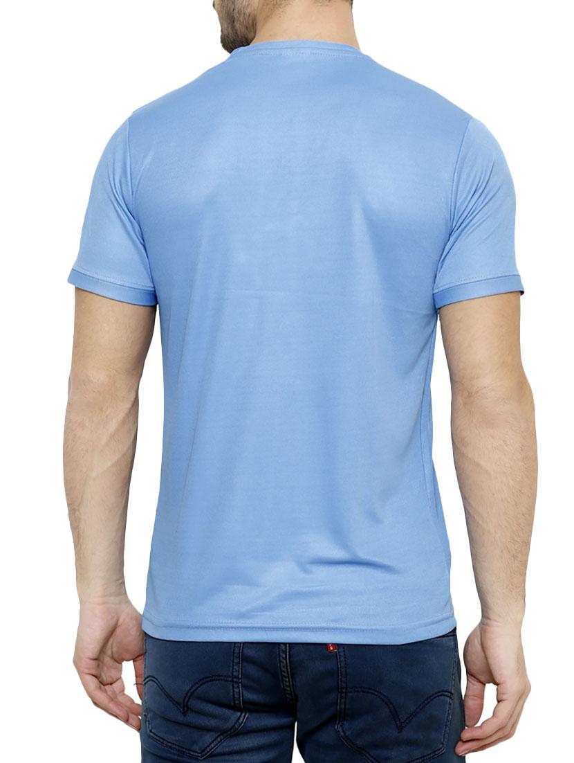 blue polyester tshirt - 15261394 - Standard Image - 2