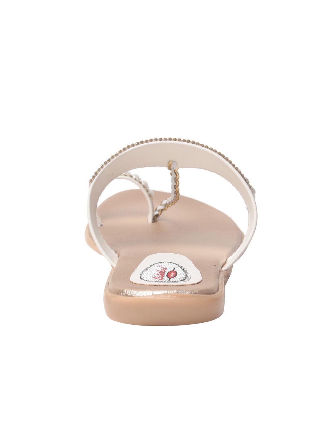 white one toe sandal - 15262873 - Standard Image - 2