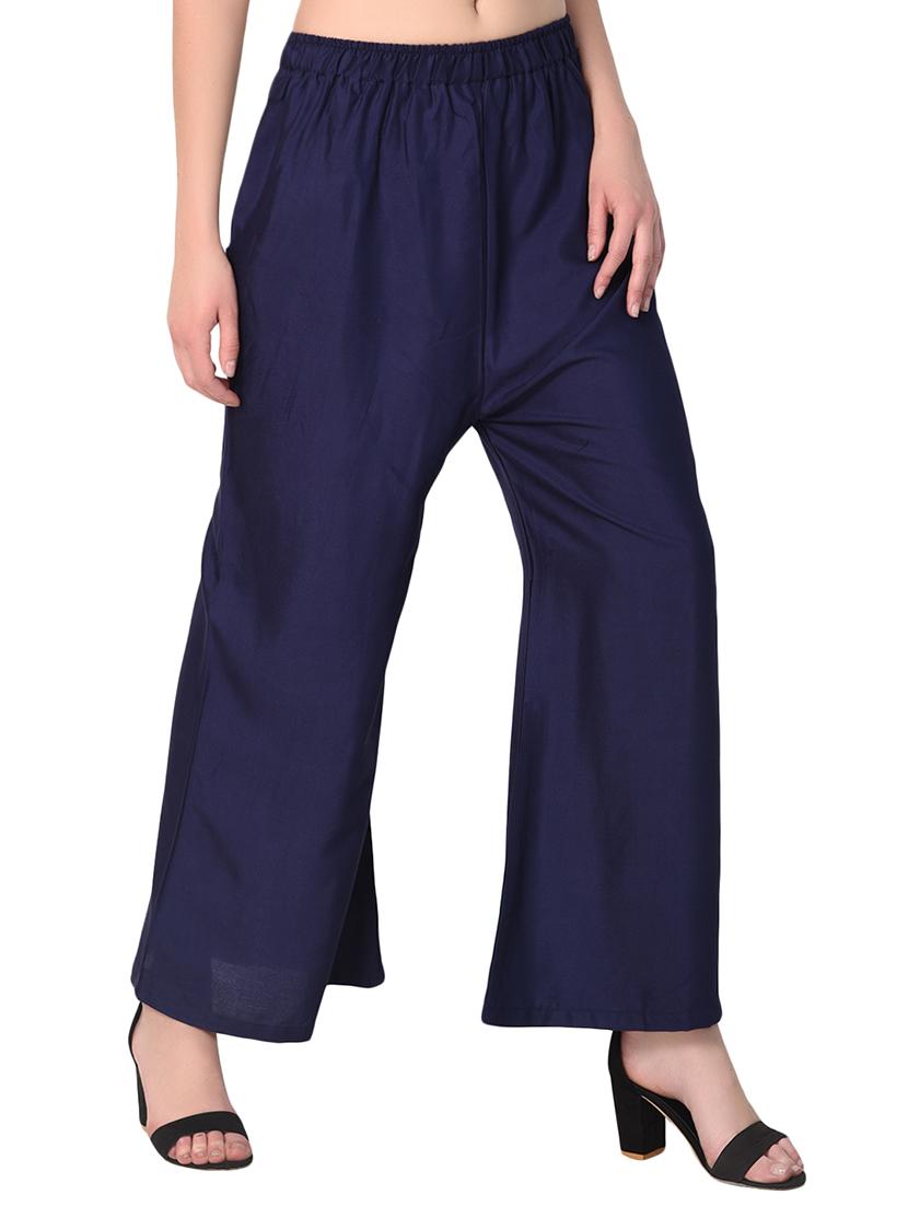 set of 2 multicolored solid palazzos - 15265280 - Standard Image - 2