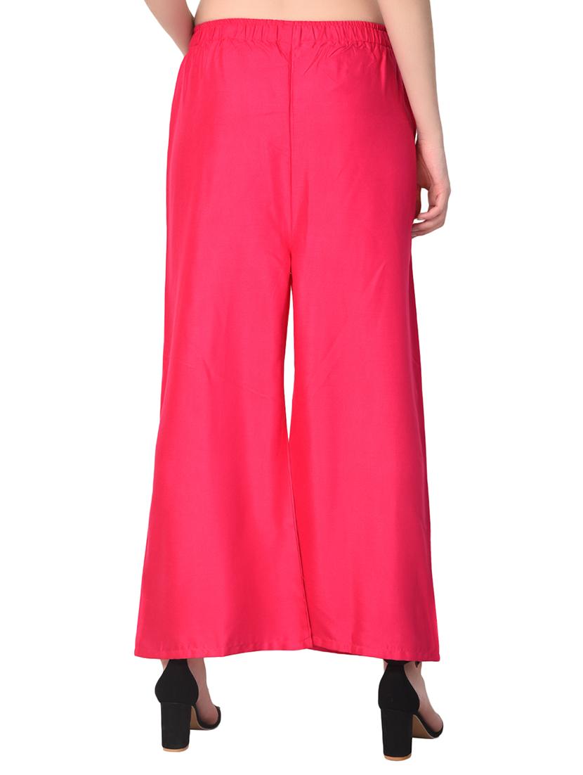 set of 2 multicolored solid palazzos - 15265280 - Standard Image - 7