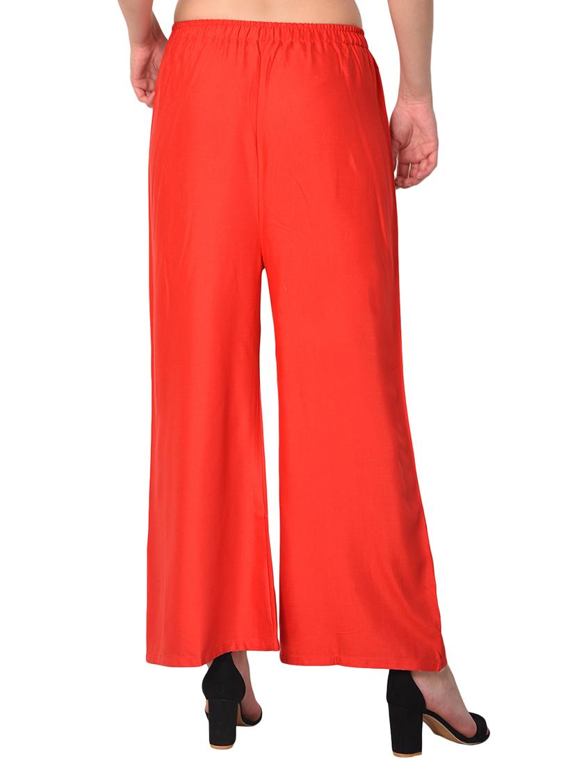 set of 2 multicolored solid palazzos - 15265288 - Standard Image - 7