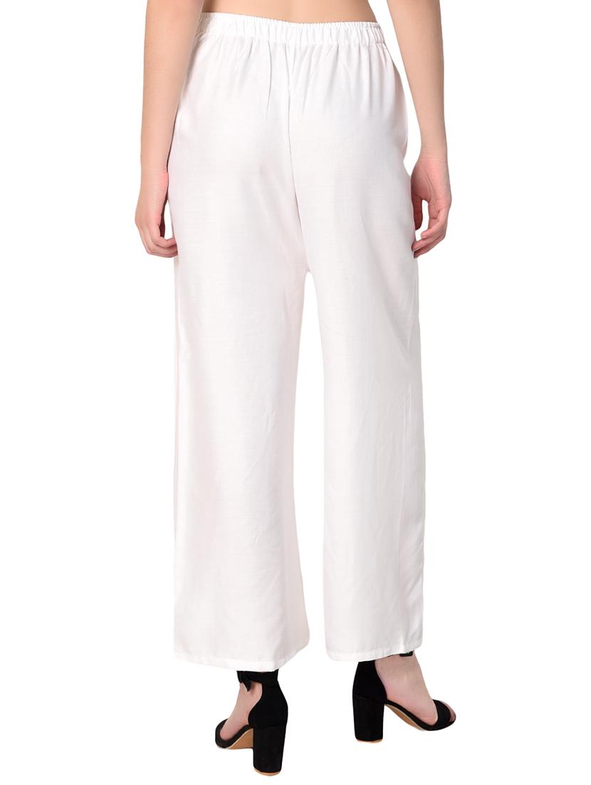 set of 2 multicolored solid palazzos - 15265289 - Standard Image - 7