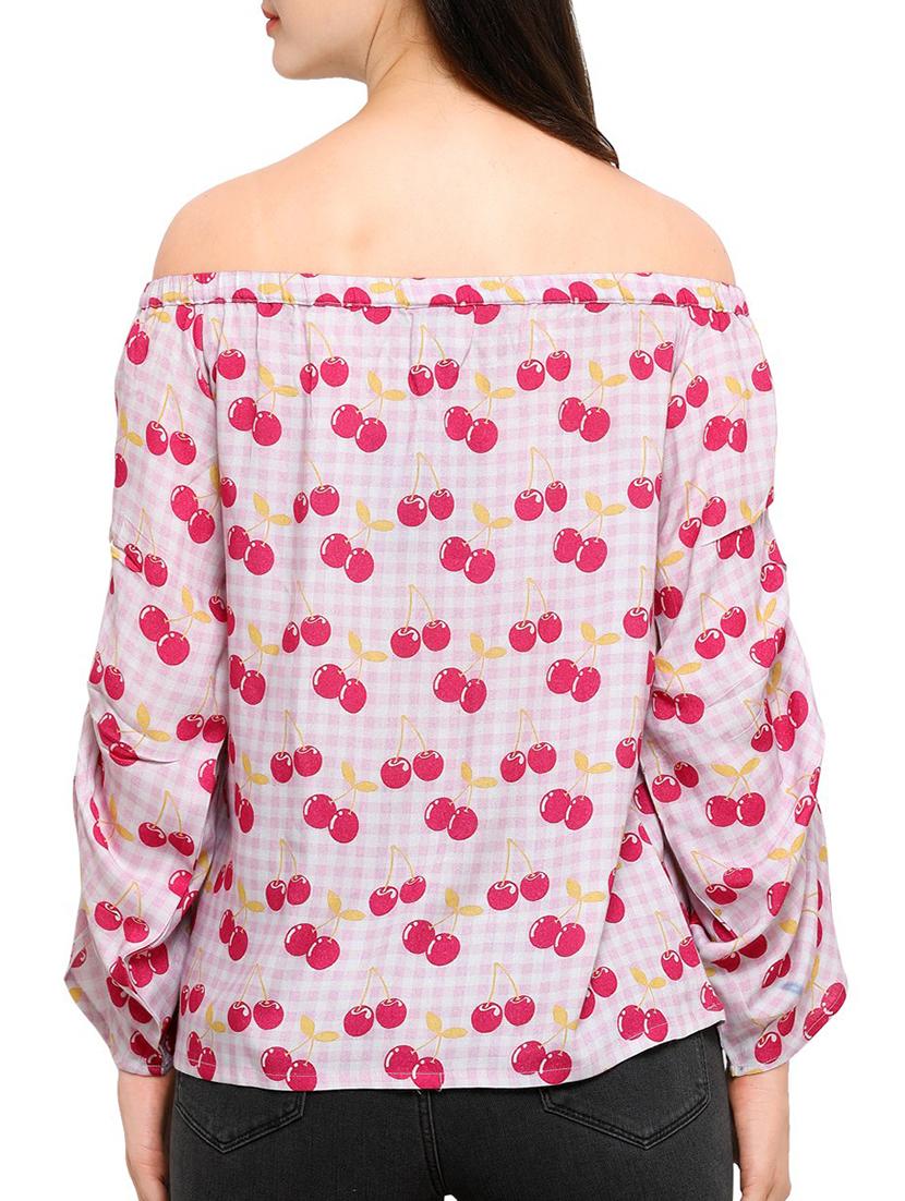 women's straight off shoulder top - 15266353 - Standard Image - 2