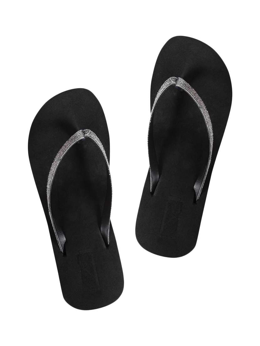 silver  toe separator  flip flop