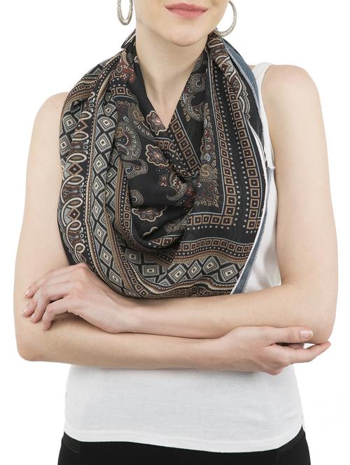 black viscose scarf - 15275561 -  Standard Image - 0