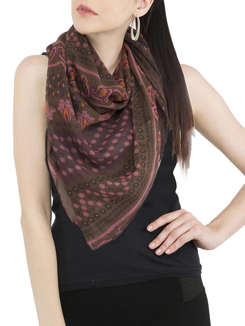 brown chiffon scarf - 15275914 -  Zoom Image - 0