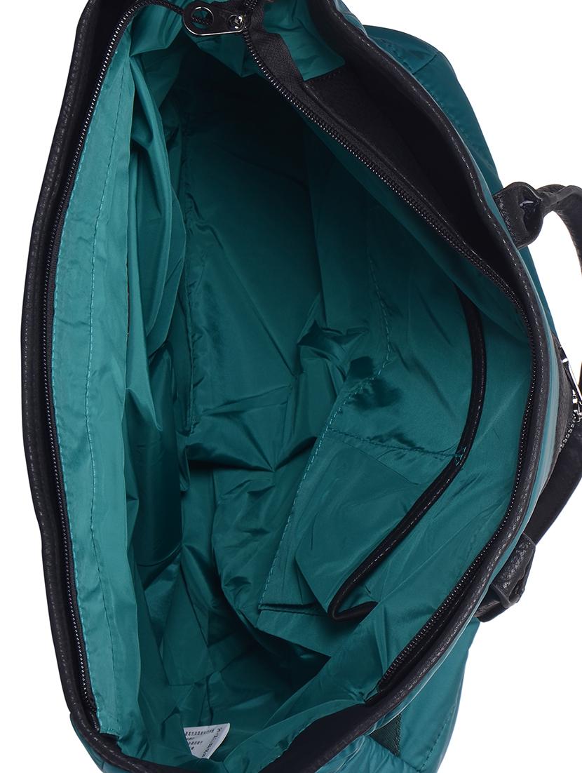 blue leatherette (pu) handbag - 15281647 - Standard Image - 2