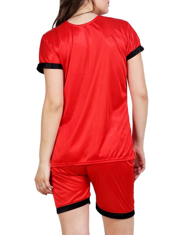solid nightwear shorts set - 15283469 - Standard Image - 2